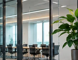 A bright meeting space for legal discussions